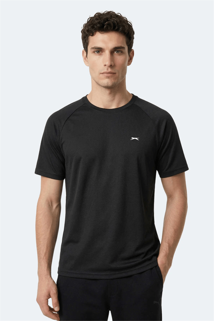 Slazenger Redtaıl Sıyah Erkek T-Shırt