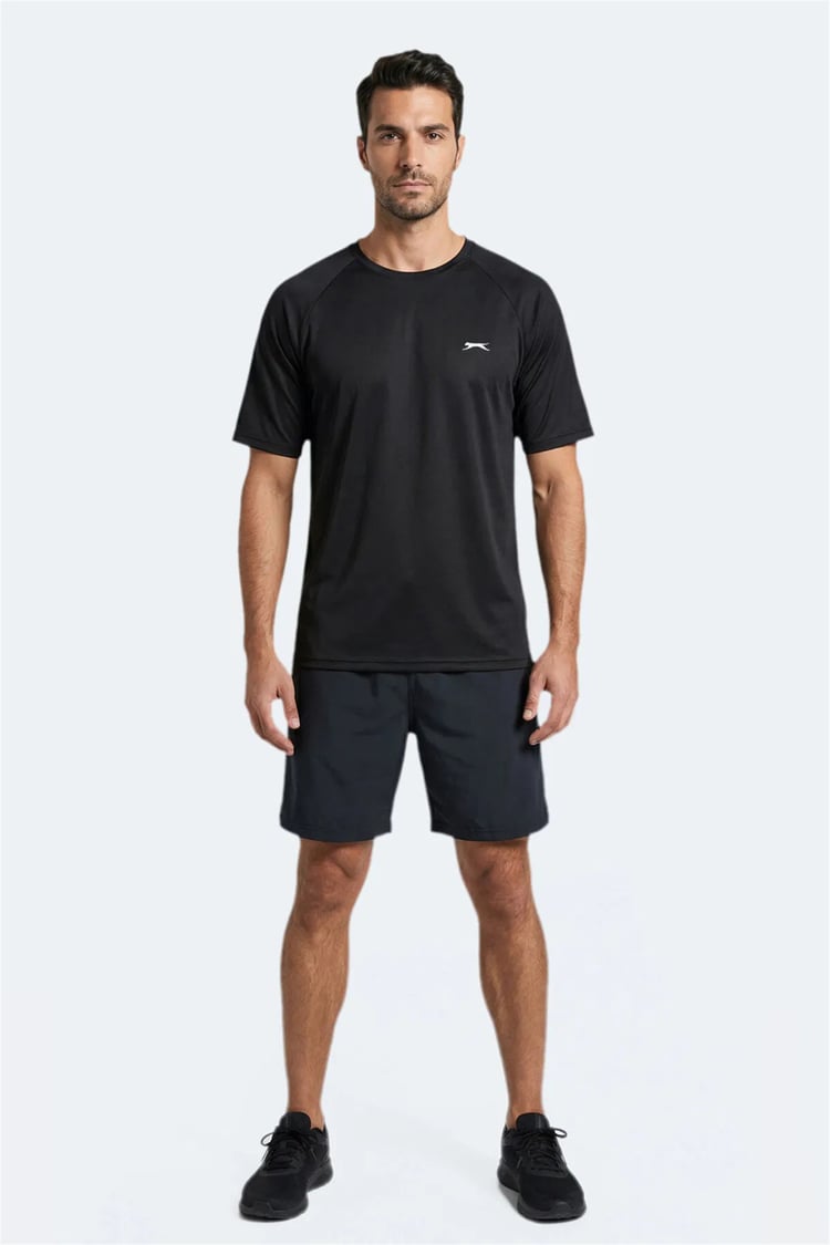 Slazenger Rısıng Sıyah Erkek T-Shırt