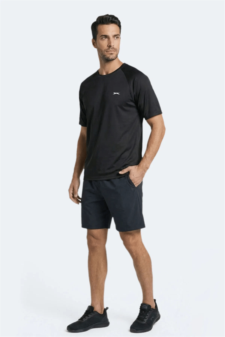 Slazenger Rısıng Sıyah Erkek T-Shırt