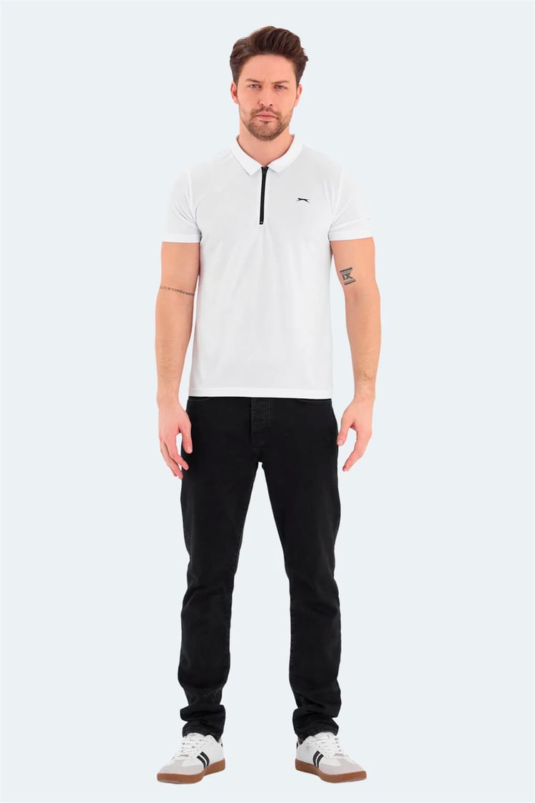Slazenger Royal Beyaz Erkek T-Shırt