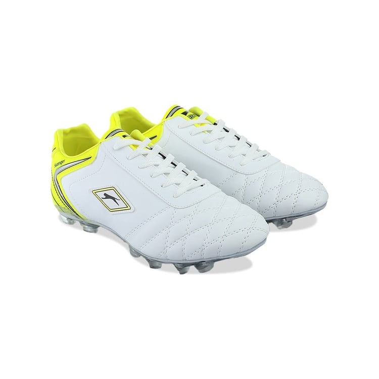Slazenger Sa12Fe204-021 Beyaz Sarı Hugo Krampon Erkek Ayakkabı