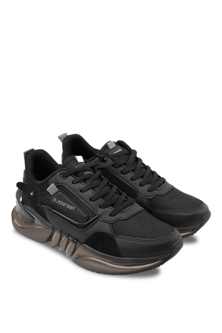 Slazenger Sa13Re023-596 Zenon Siyah Siyah Erkek Ayakkabı