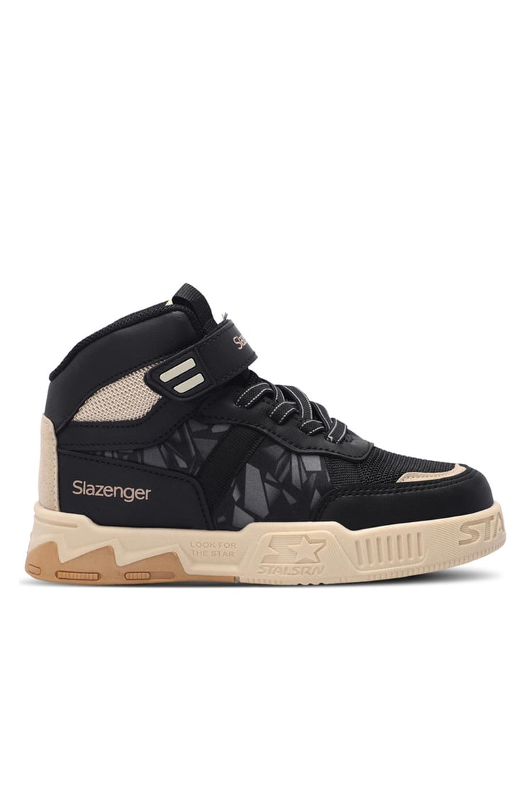 Slazenger Sa14Lf057-511 Nurnberg F Siyah / Bej Filet Çocuk Gunluk Ayakkabı
