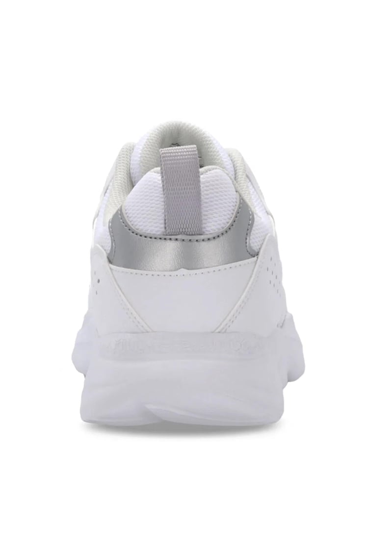 Slazenger Sa15Rk065-002 Omaha Beyaz / Grı Zenne Kosu Ayakkabısı