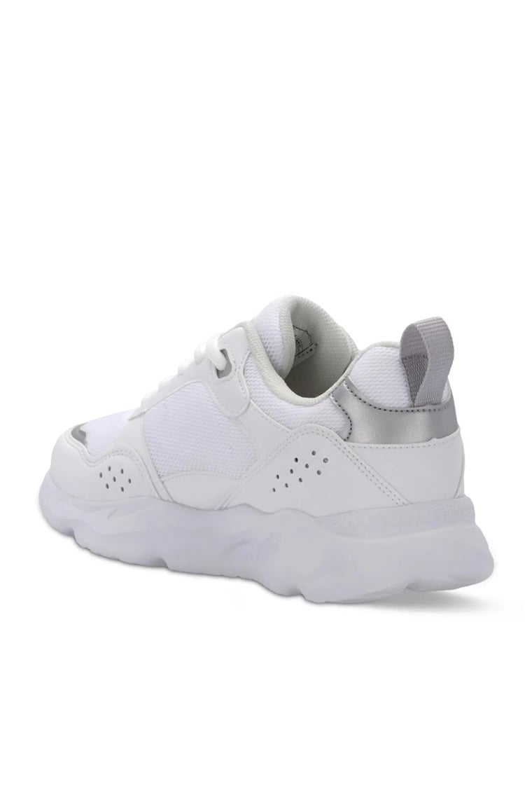 Slazenger Sa15Rk065-002 Omaha Beyaz / Grı Zenne Kosu Ayakkabısı