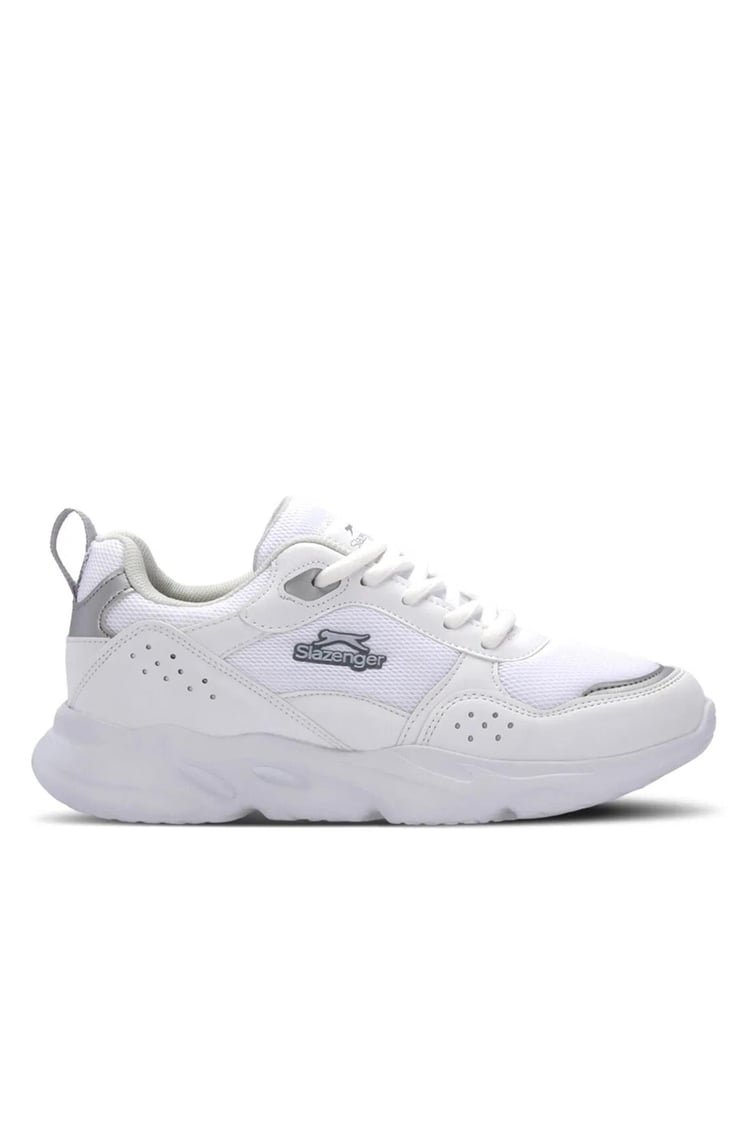 Slazenger Sa15Rk065-002 Omaha Beyaz / Grı Zenne Kosu Ayakkabısı