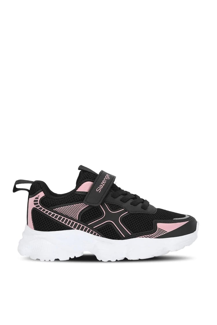 Slazenger Sa16Lf020-563 Fızzy Siyah / Pudra Filet Kız Çocuk Günlük Ayakkabı