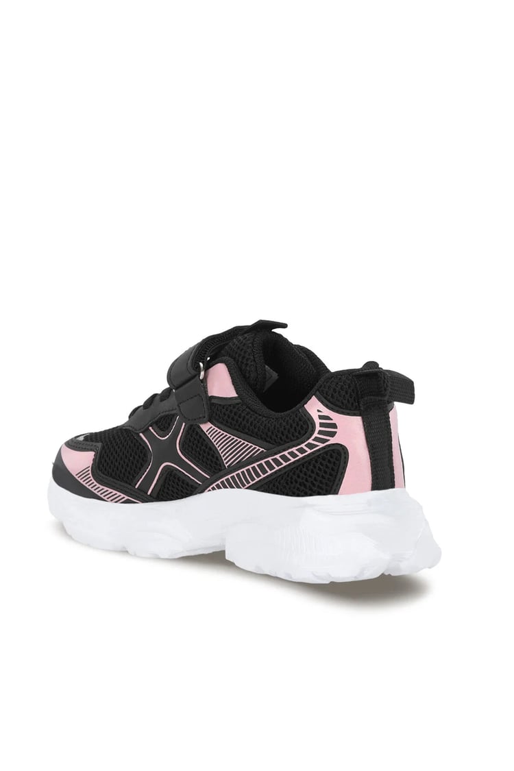 Slazenger Sa16Lf020-563 Fızzy Siyah / Pudra Filet Kız Çocuk Günlük Ayakkabı