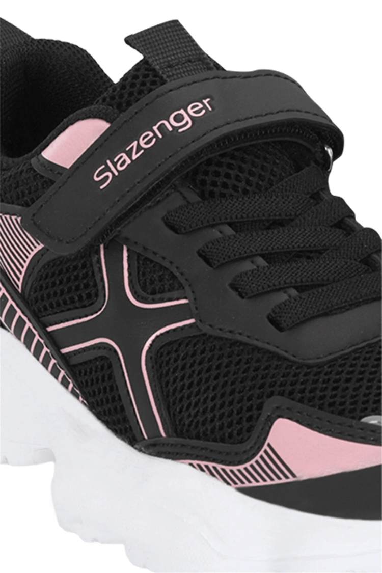 Slazenger Sa16Lf020-563 Fızzy Siyah / Pudra Filet Kız Çocuk Günlük Ayakkabı