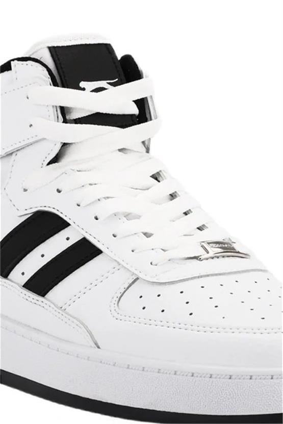 Slazenger Sa23Le017-005 Daphne Hıgh Beyaz-Siyah Erkek Sneaker Ayakkabı