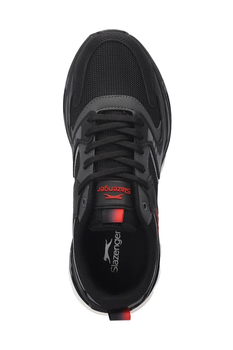 Slazenger SA24RE086-506 Zowıe Sıyah / Kırmızı Erkek Kosu Ayakkabısı