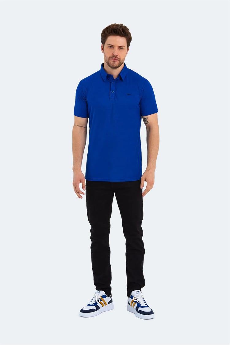 Slazenger Sloan Saks Mavı Erkek T-Shırt