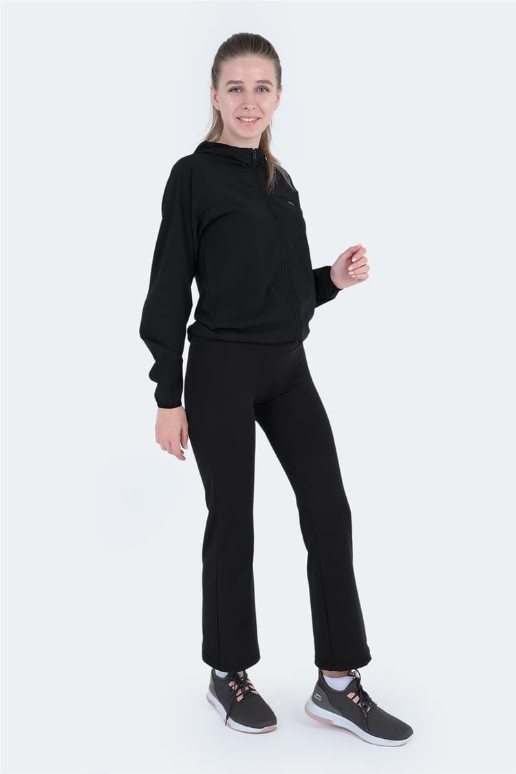 Slazenger St13Lk001-500 Raya Siyah Kadın Tayt