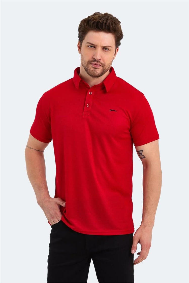 Slazenger St13Te063-600 Sloan Kırmızı Erkek T-Shirt