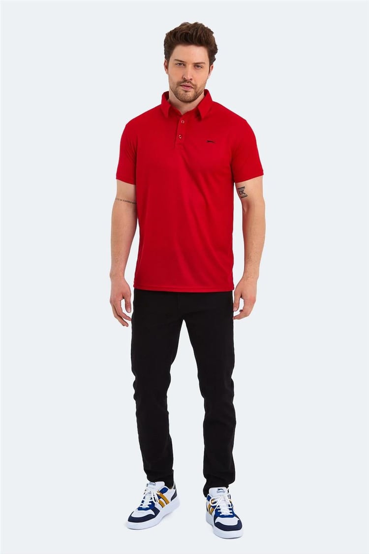 Slazenger St13Te063-600 Sloan Kırmızı Erkek T-Shirt