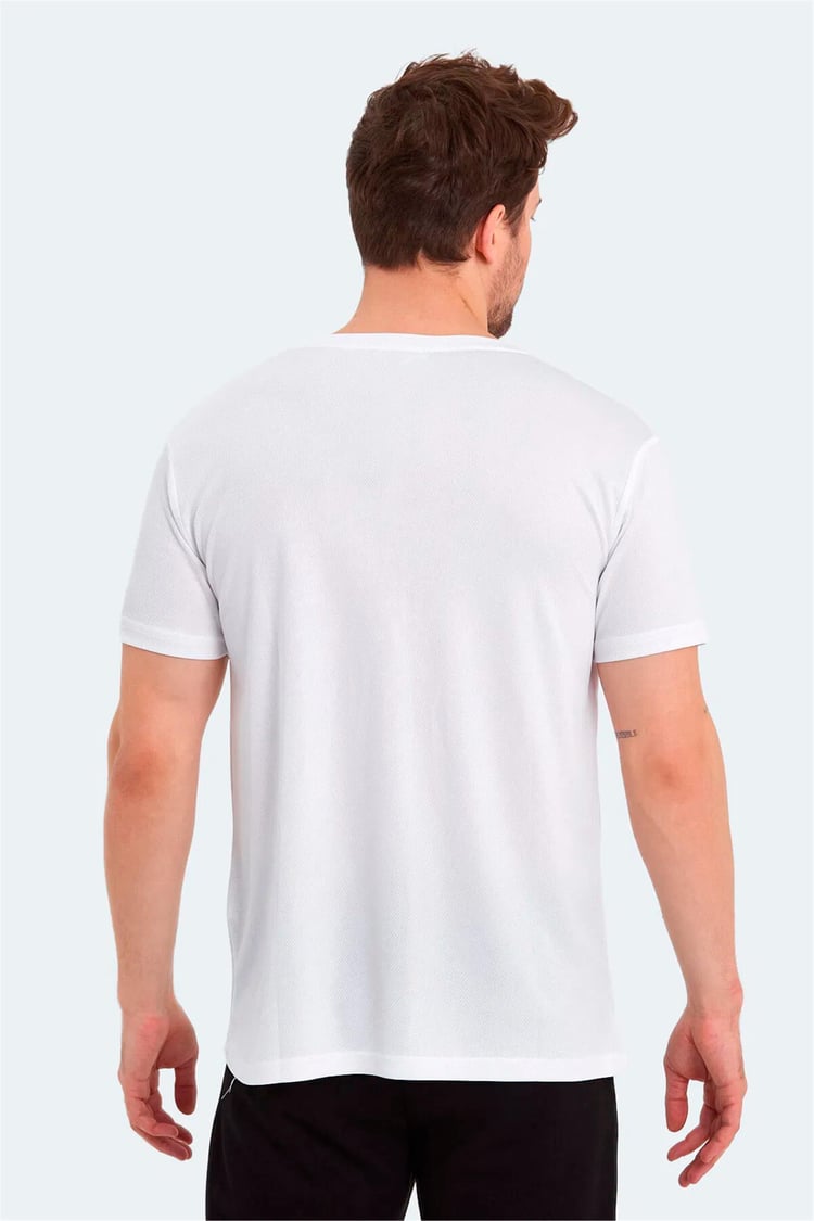 Slazenger St13Te118-000 Odalıs Beyaz Erkek T-Shirt