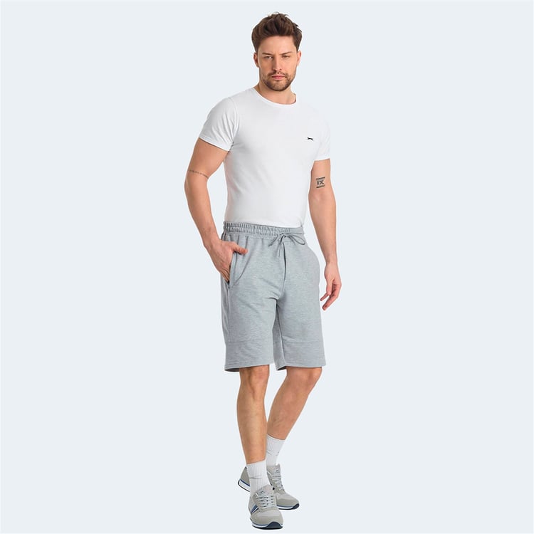 Slazenger St15Se004-200 Nora Grı Erkek Short