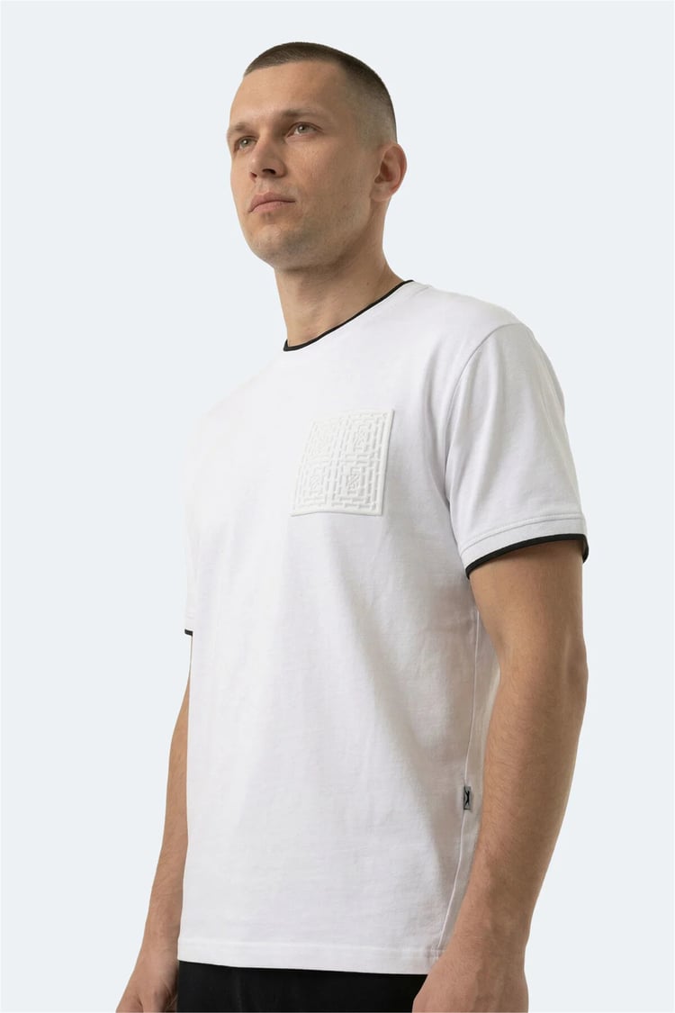 Slazenger St16Te091-000 Zavıer Beyaz Erkek T-Shırt