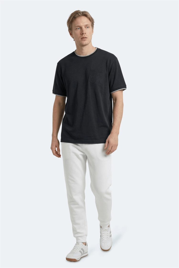 Slazenger St16Te091-500 Zavıer Sıyah Erkek T-Shırt