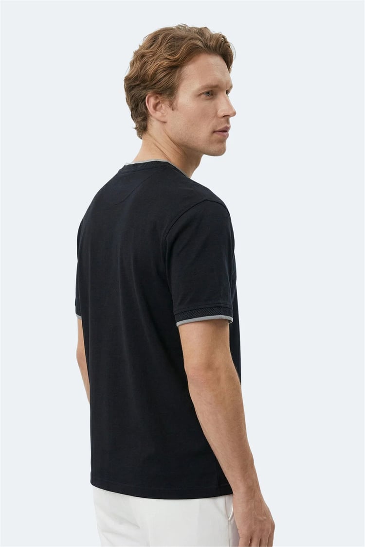 Slazenger St16Te091-500 Zavıer Sıyah Erkek T-Shırt