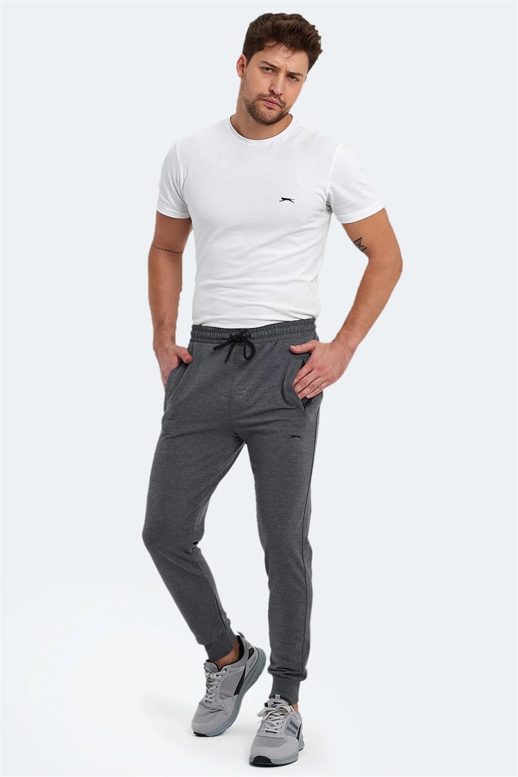 Slazenger St23Pe089-230 Füme Erkek Obvius 2 İplik Eşofman Alt