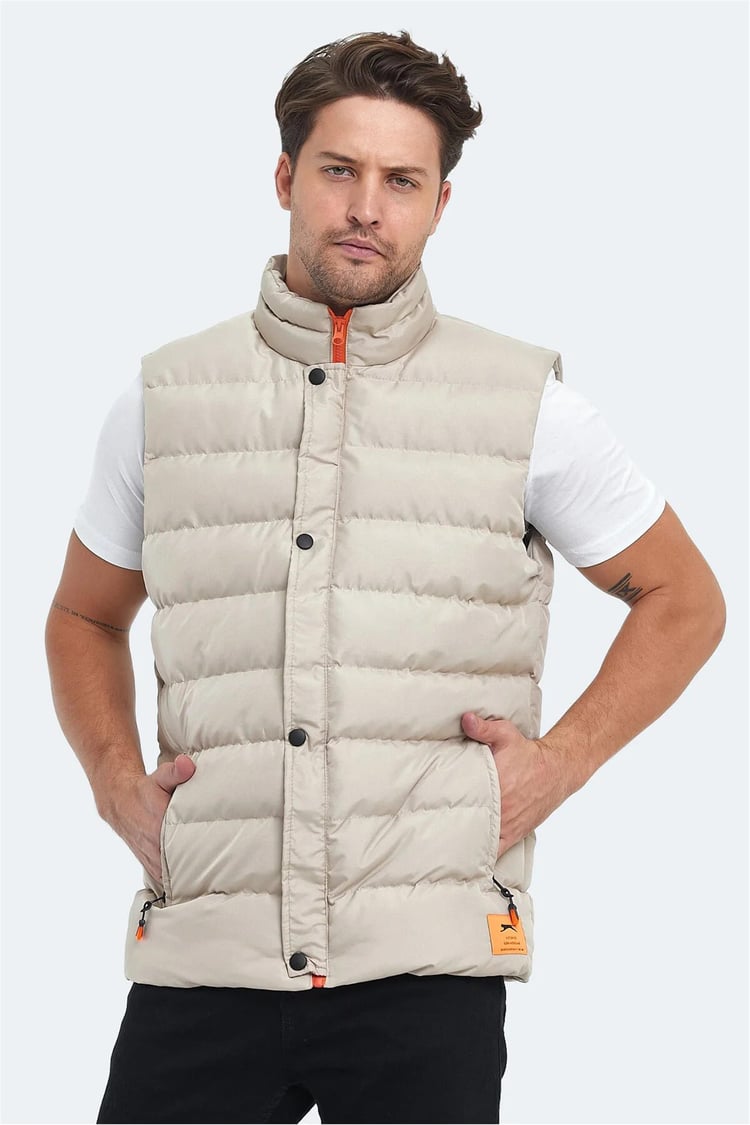 Slazenger St23Ye003-120 Bej Erkek Helen Şişme Yelek