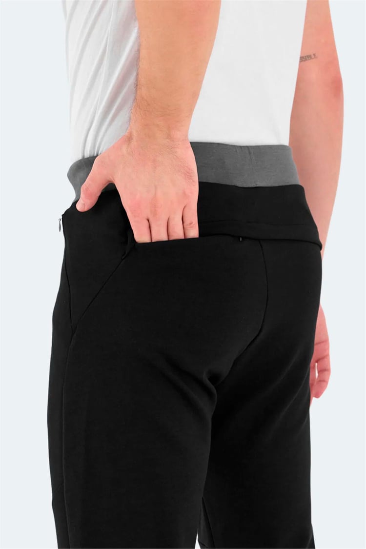 Slazenger St24Pe050-500 Vessel Sıyah Erkek Esofman Alt