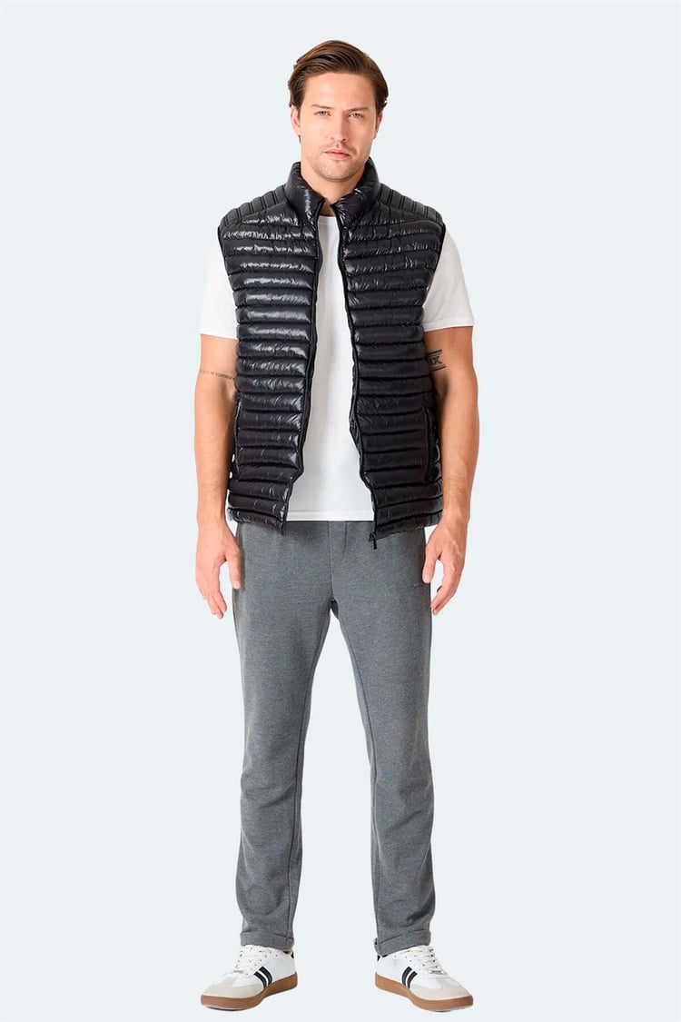 Slazenger St25Ye009-500 Hazar Sıyah Erkek Yelek