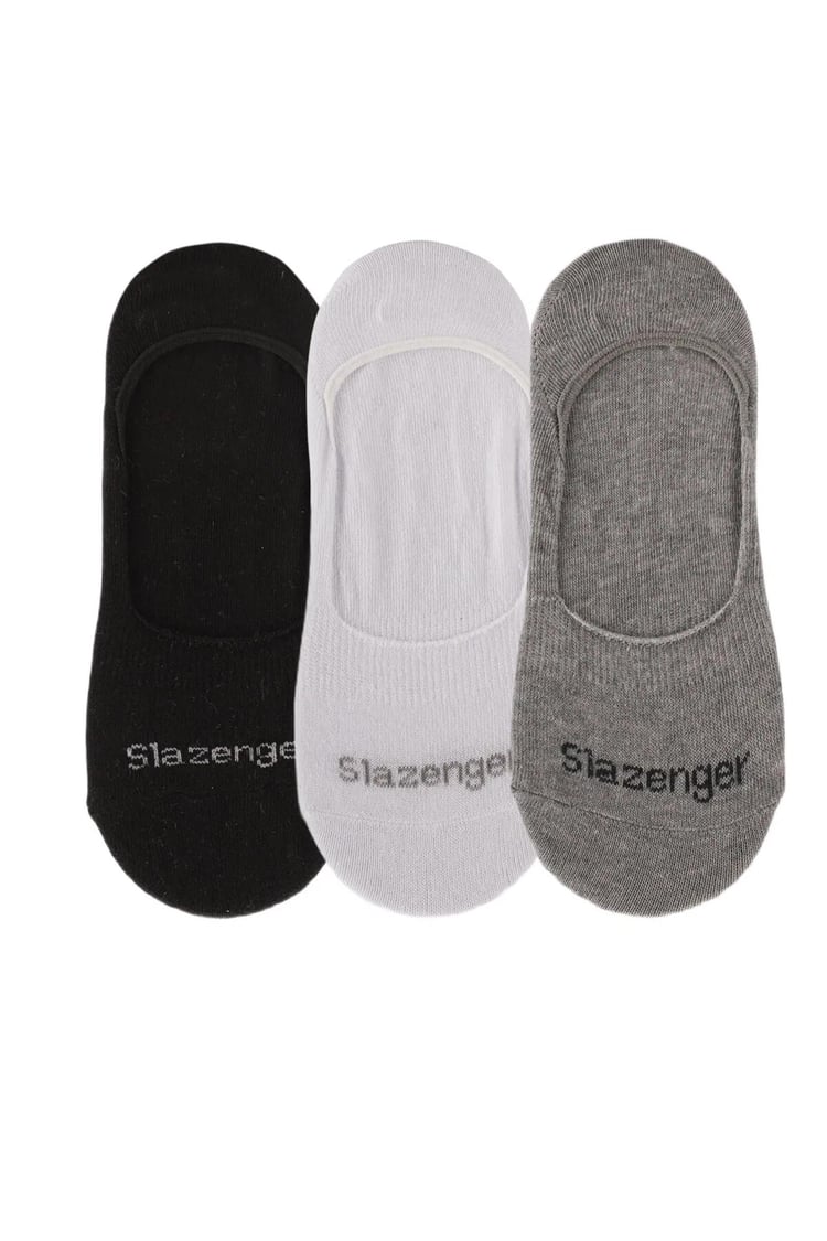 Slazenger Sx22Ce013-999M Jace M Karısık Grı-Sıyah-Beyaz Erkek Corap