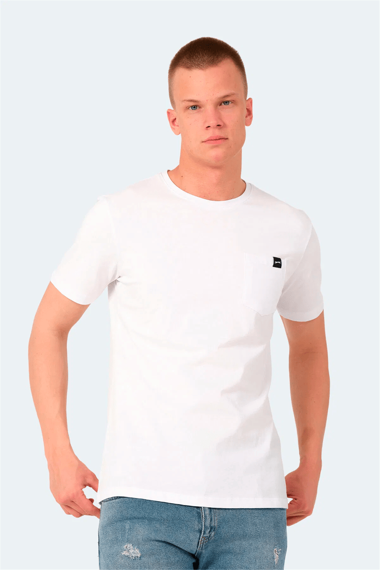 Slazenger Vesela Beyaz Erkek T-Shırt