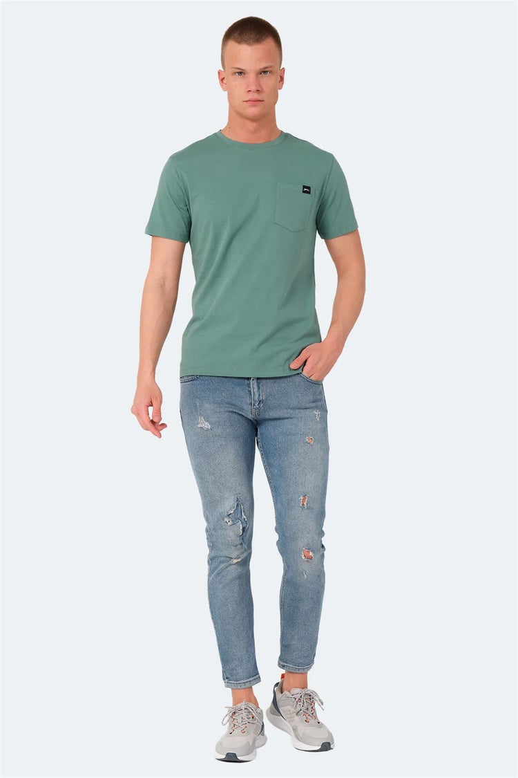 Slazenger Vesela Su Yesılı Erkek T-Shırt