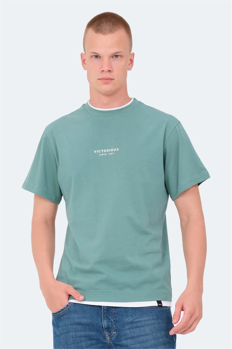Slazenger Vrenı Su Yesılı Erkek T-Shırt