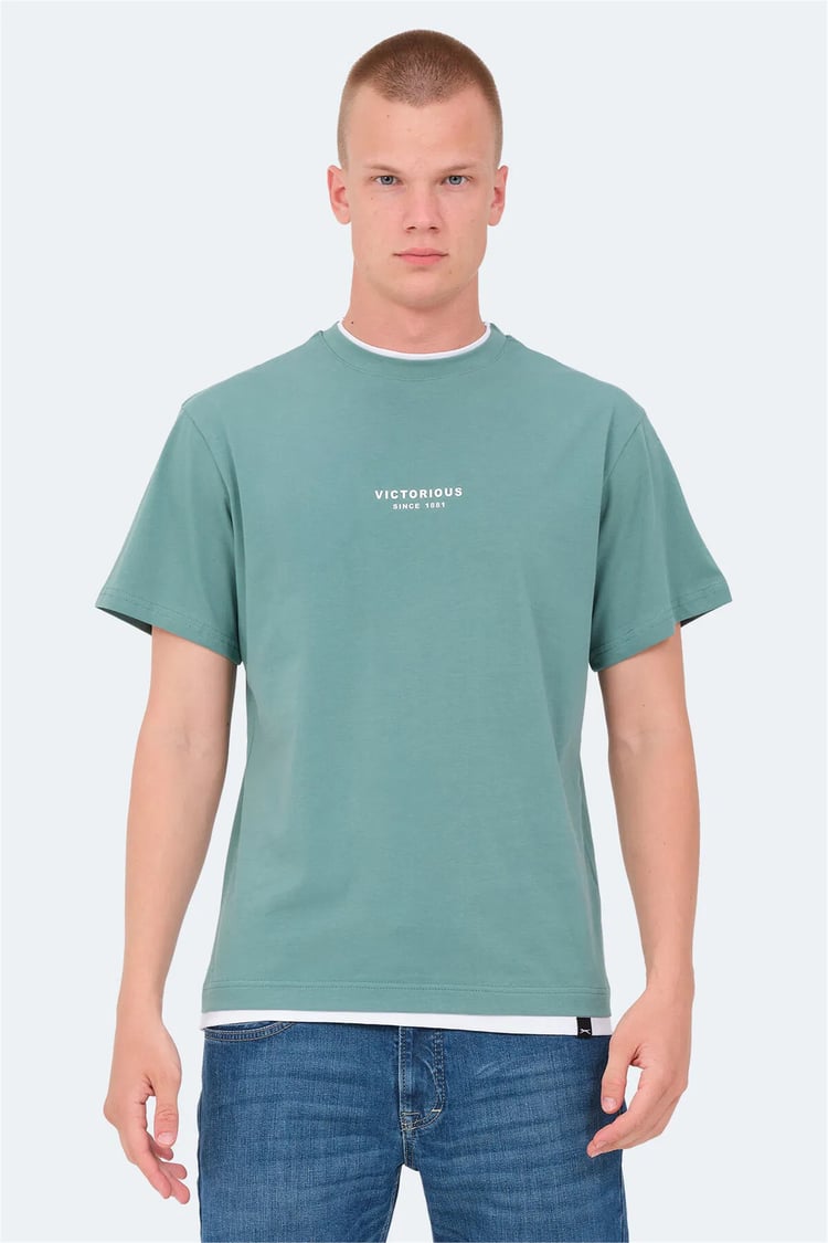 Slazenger Vrenı Su Yesılı Erkek T-Shırt