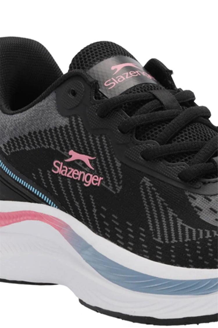 Slazenger Wetford Sıyah / Koyu Grı Zenne Kosu Ayakkabısı
