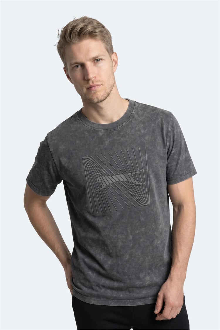 Slazenger Zair Gri Erkek T-Shırt
