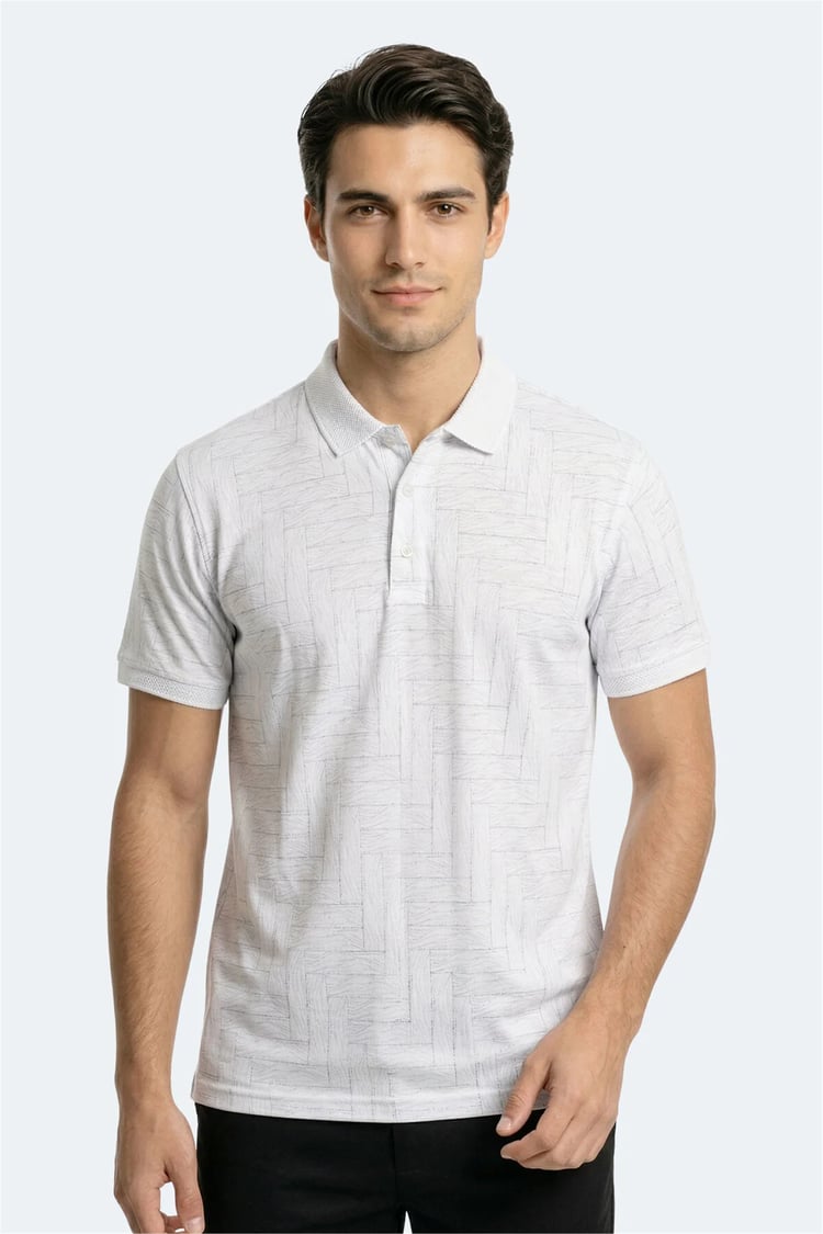 Slazenger Zany Beyaz Erkek T-Shırt