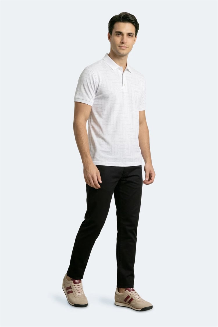 Slazenger Zany Beyaz Erkek T-Shırt