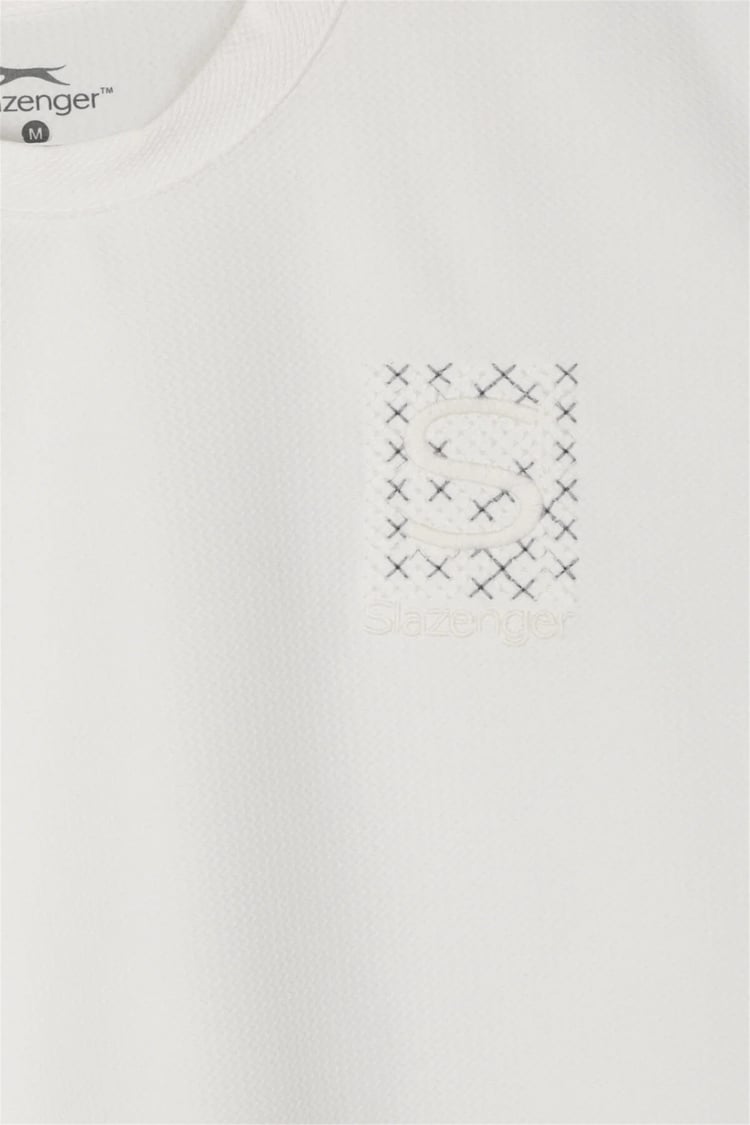 Slazenger Zegna Beyaz Erkek T-Shırt