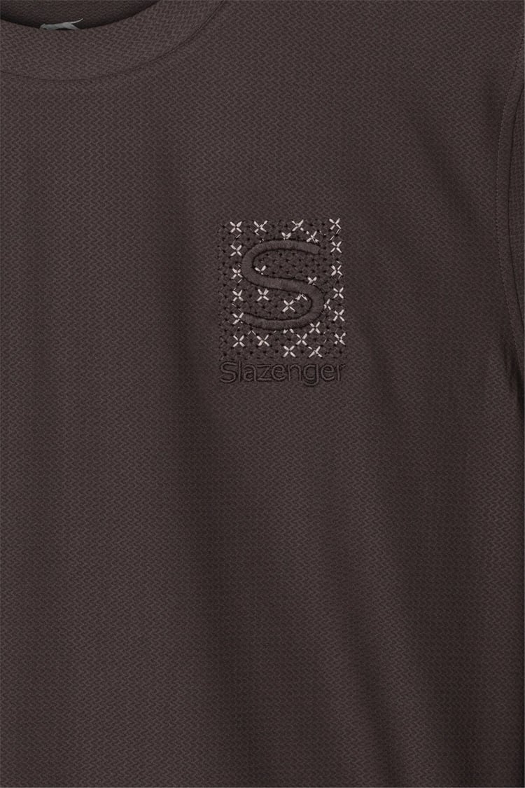 Slazenger Zegna Kahve Erkek T-Shırt