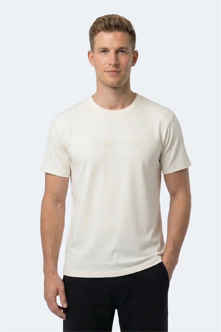 Slazenger Zuranis Beyaz  Erkek T-Shırt