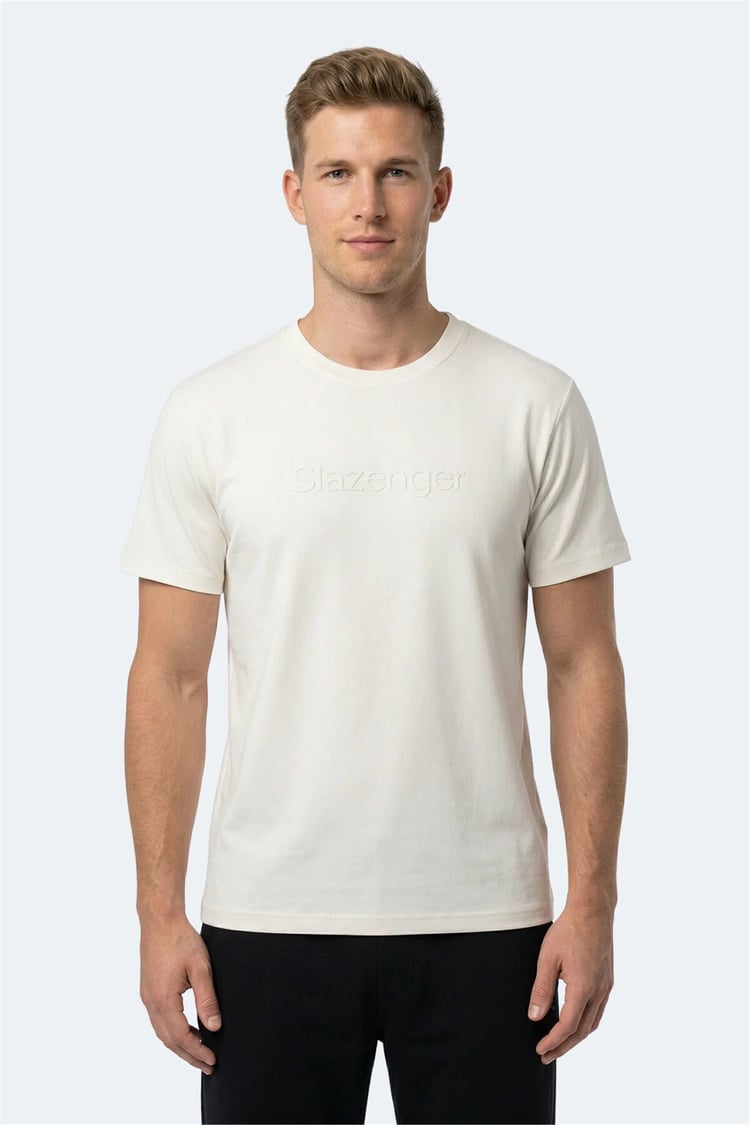 Slazenger Zuranis Beyaz  Erkek T-Shırt