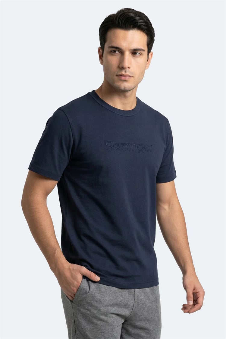 Slazenger Zuranis Lacivert Erkek T-Shırt