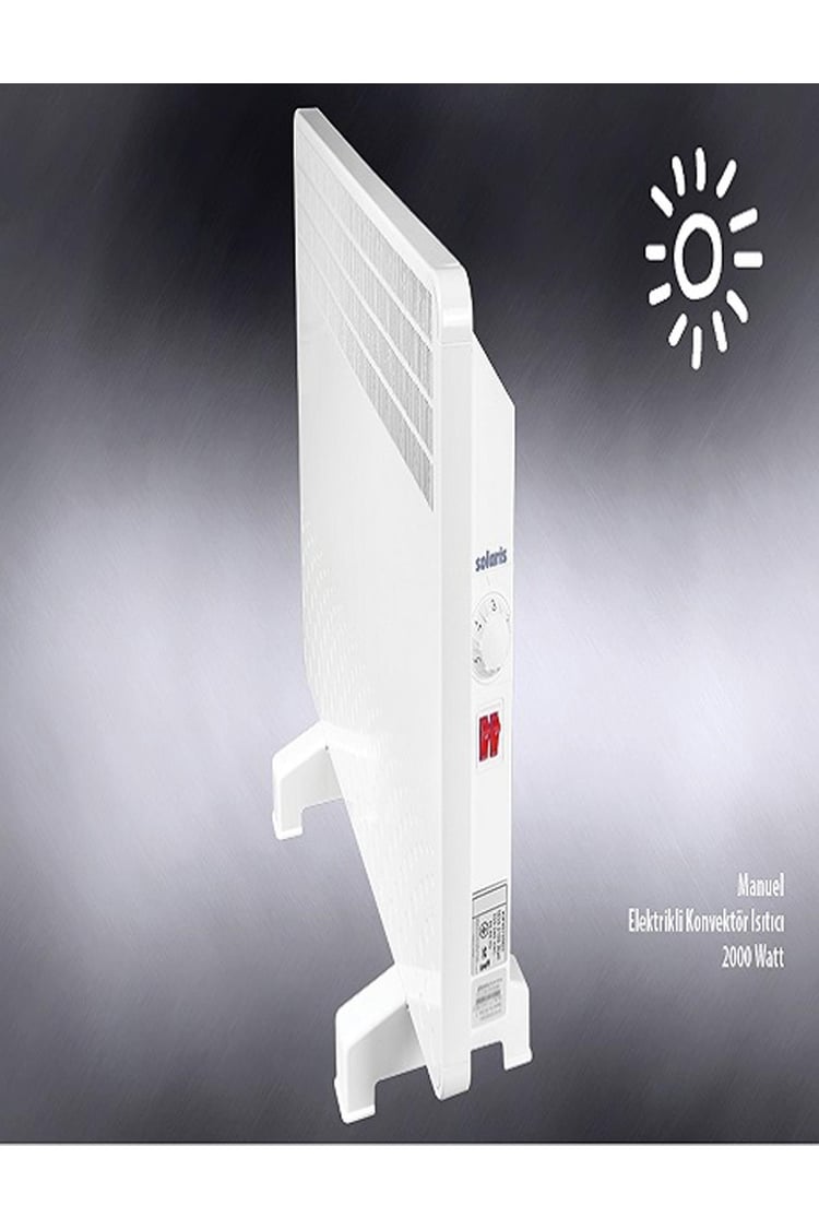 Solaris KIP4570 Manuel Konvektör Isıtıcı 2000 Watt
