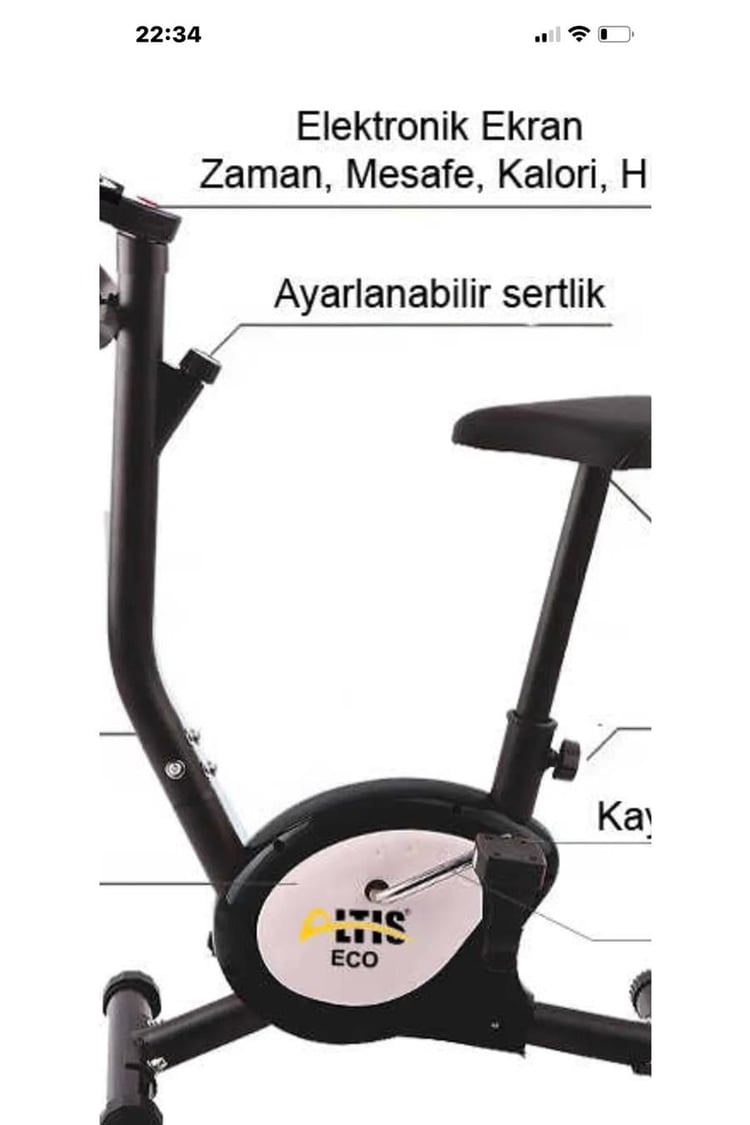 Spor Dunyası 26020113 Cozmo Plus Dikey Bisiklet Siyah