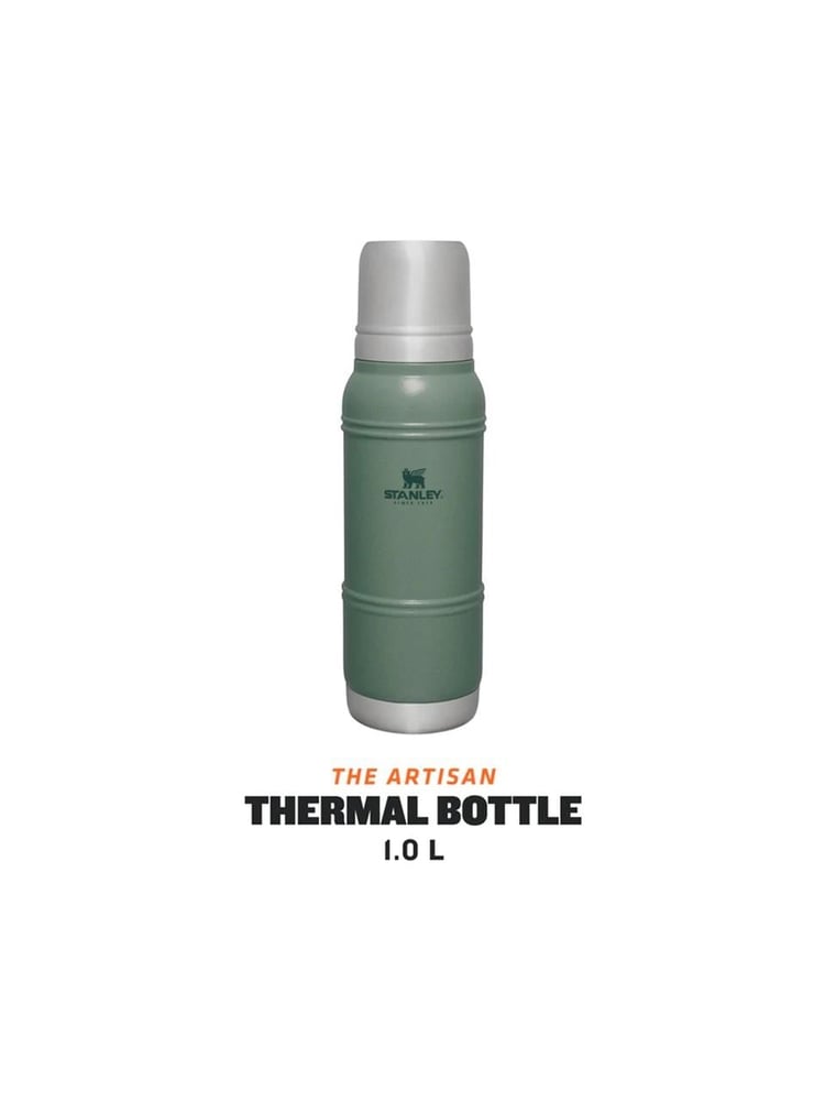 Stanley The Artisan Thermal Bottle 1.0L / 1.1 QT Hammertone Green