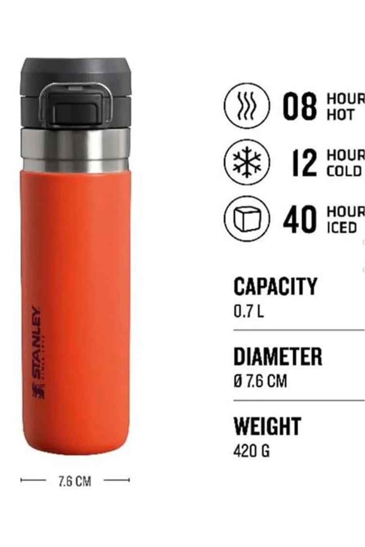 Stanley The Quick-Flip Water Bottle .7L / 24oz Tigerlily