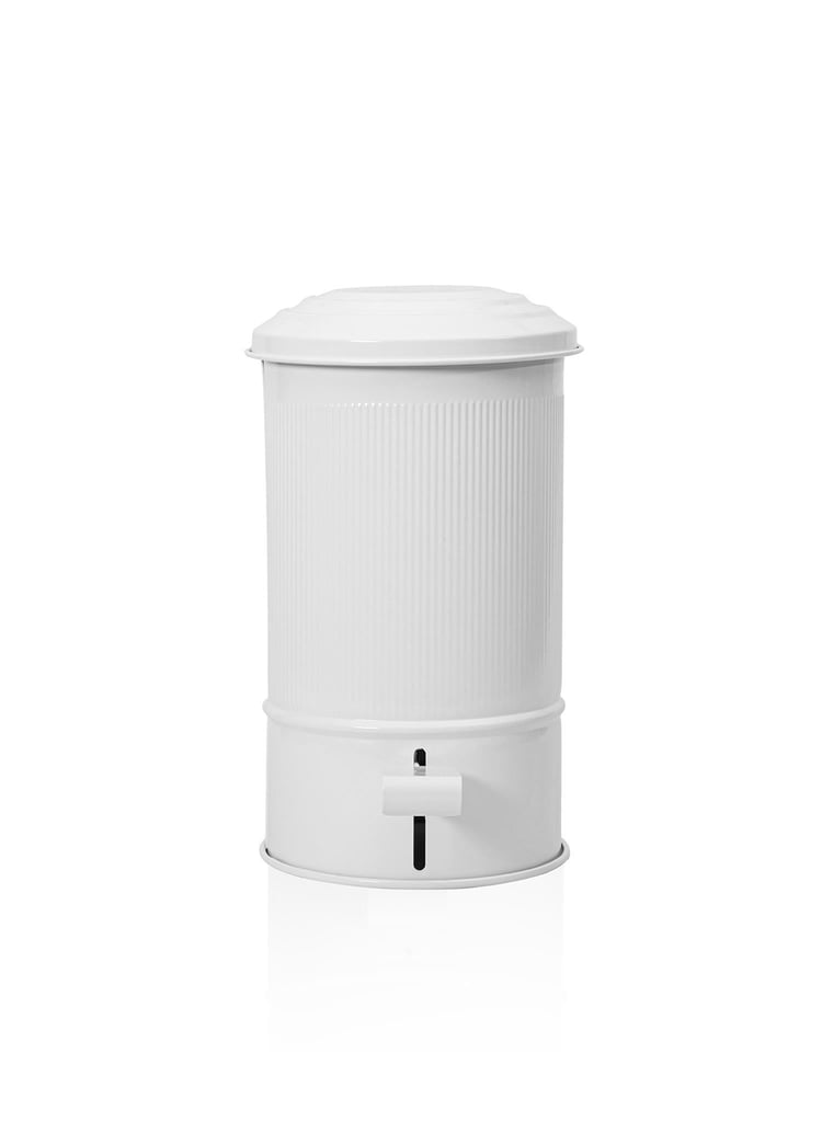 Stripe Mutfak ve Banyo Çöp Kovası Beyaz 5 Lt