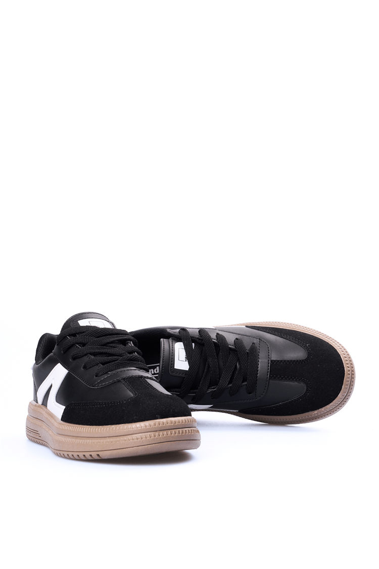 Sunflex 510 Sıyah-Beyaz Grs Sneaker Ayakkabı