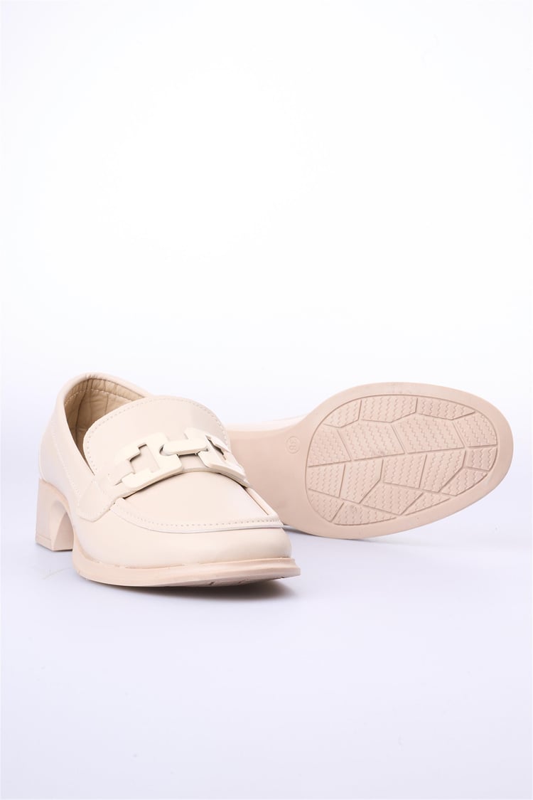 Swell Soft 01-5551 Bej Kadın Loafer Ayakkabı