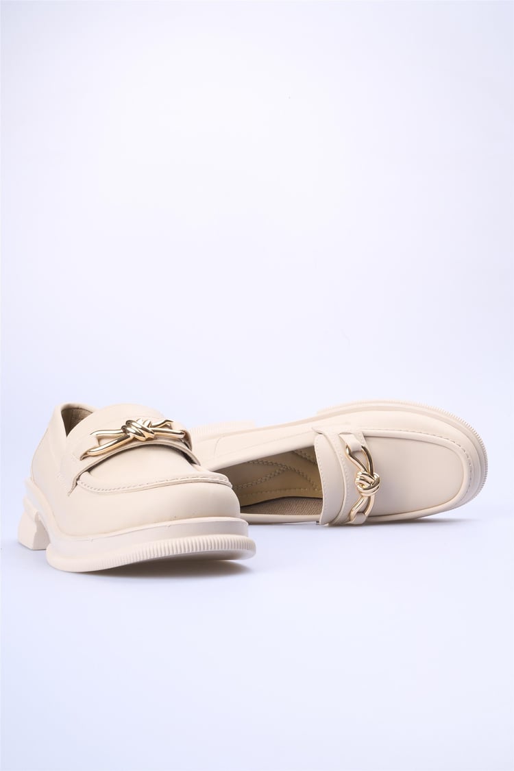 Swell Soft 02 181 Bej Kadın Loafer Ayakkabı